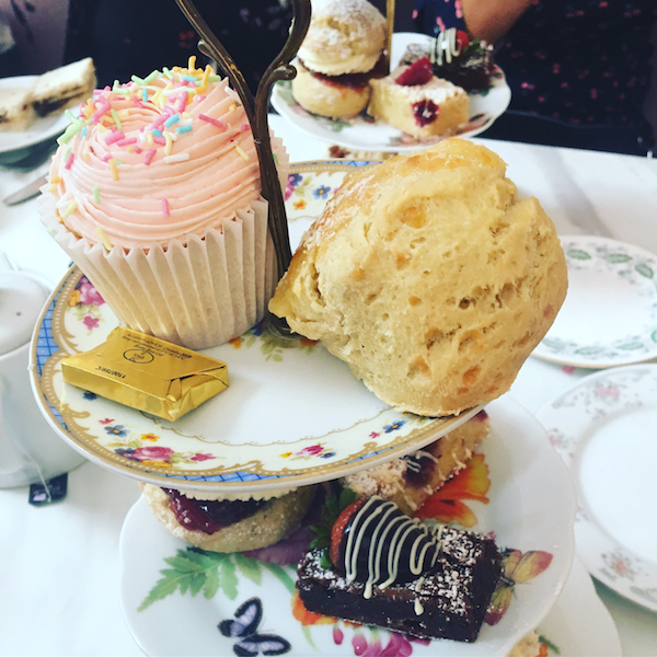 The Great British Cupcakery afternoon tea for one