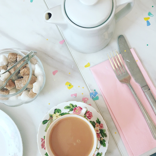 The Great British Cupcakery tea spread