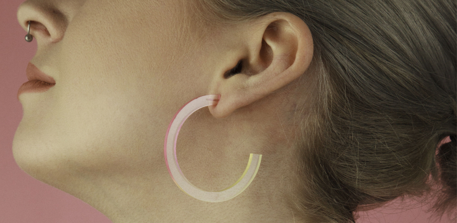 Statement geometric jewellery from Abbie Gaiger