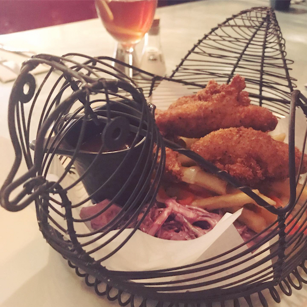 Alchemist chicken in a basket