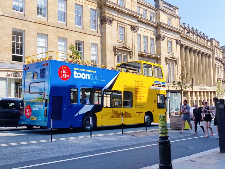 Hop aboard the NewcastleGateshead Toon Tour bus