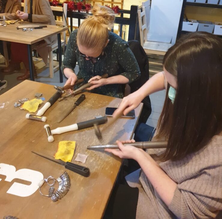 Ring making in action