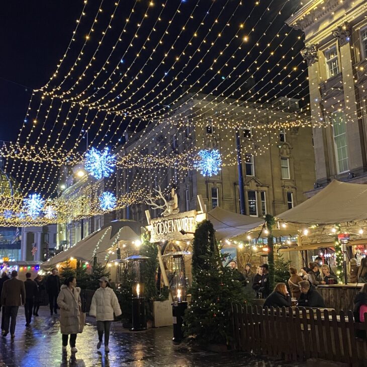 Newcastle festive lights