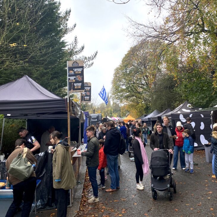 Jesmond Food Market atmosphere