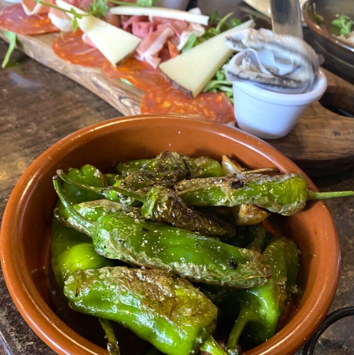 Boquerones padron peppers
