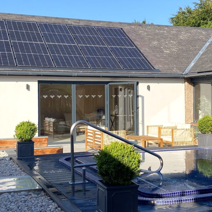 Breamish Spa outdoor garden