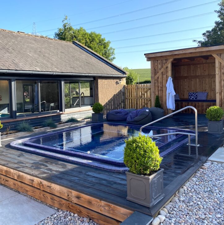 Breamish Valley Spa outdoor tub