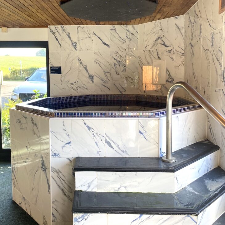 Breamish Valley indoor hot tub