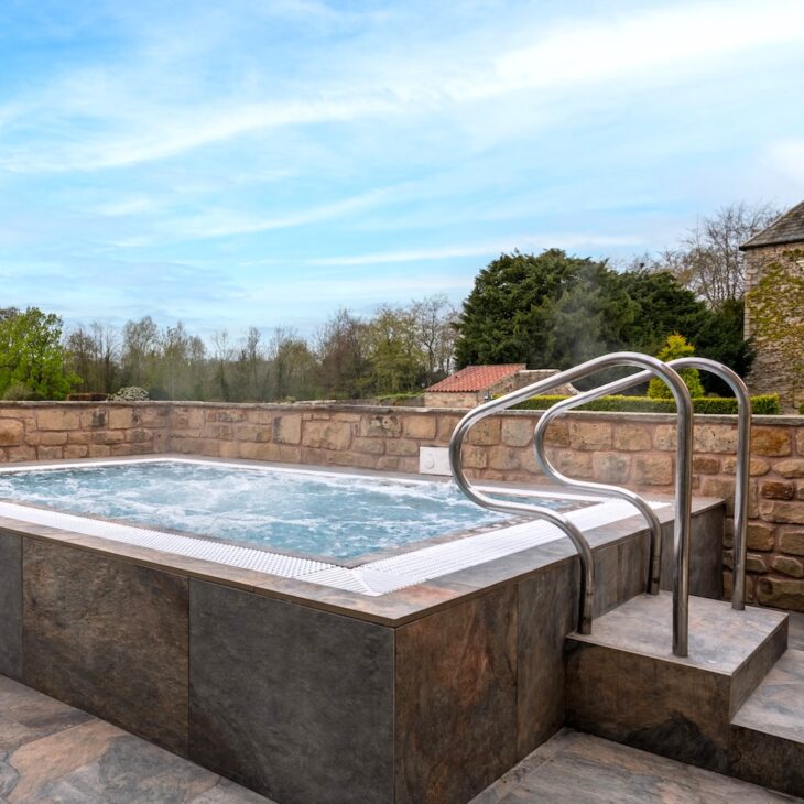Headlam Hall spa terrace